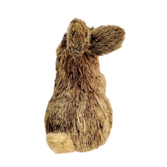 Sisal Straw Rustic Standing Bunny Rabbit - Picture 4 of 8